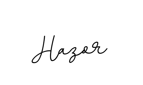 How to make Hazor name signature. Use BallpointsItalic-DORy9 style for creating short signs online. This is the latest handwritten sign. Hazor signature style 11 images and pictures png