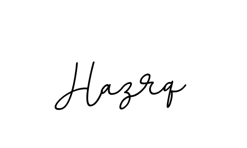 Use a signature maker to create a handwritten signature online. With this signature software, you can design (BallpointsItalic-DORy9) your own signature for name Hazrq. Hazrq signature style 11 images and pictures png