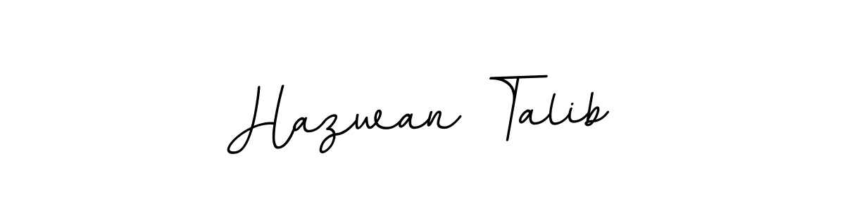 How to make Hazwan Talib signature? BallpointsItalic-DORy9 is a professional autograph style. Create handwritten signature for Hazwan Talib name. Hazwan Talib signature style 11 images and pictures png