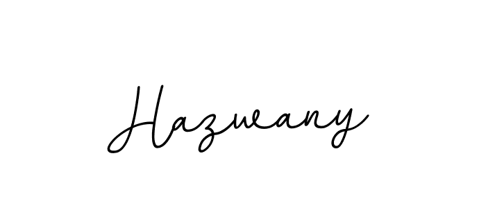 The best way (BallpointsItalic-DORy9) to make a short signature is to pick only two or three words in your name. The name Hazwany include a total of six letters. For converting this name. Hazwany signature style 11 images and pictures png