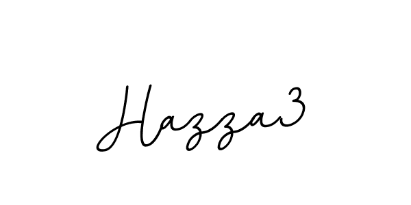 Design your own signature with our free online signature maker. With this signature software, you can create a handwritten (BallpointsItalic-DORy9) signature for name Hazza3. Hazza3 signature style 11 images and pictures png