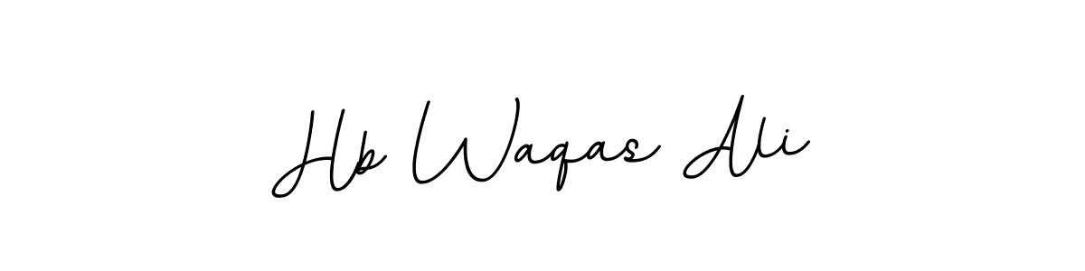 Design your own signature with our free online signature maker. With this signature software, you can create a handwritten (BallpointsItalic-DORy9) signature for name Hb Waqas Ali. Hb Waqas Ali signature style 11 images and pictures png