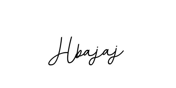 Create a beautiful signature design for name Hbajaj. With this signature (BallpointsItalic-DORy9) fonts, you can make a handwritten signature for free. Hbajaj signature style 11 images and pictures png