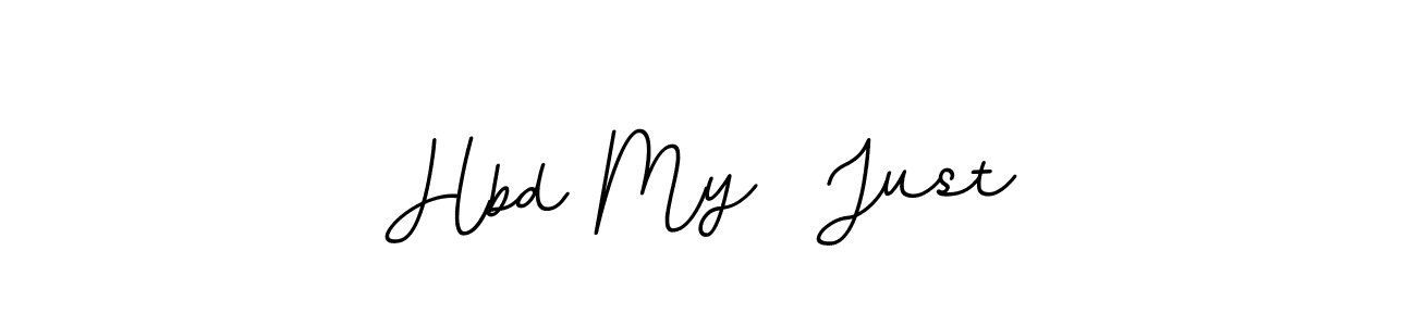 Hbd My  Just stylish signature style. Best Handwritten Sign (BallpointsItalic-DORy9) for my name. Handwritten Signature Collection Ideas for my name Hbd My  Just. Hbd My  Just signature style 11 images and pictures png