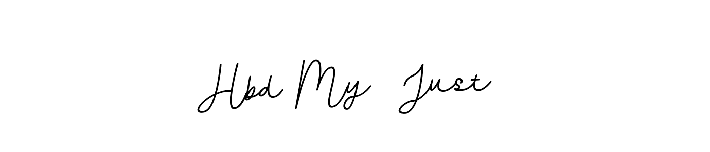 Also we have Hbd My  Just  name is the best signature style. Create professional handwritten signature collection using BallpointsItalic-DORy9 autograph style. Hbd My  Just  signature style 11 images and pictures png