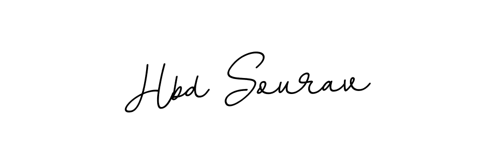 The best way (BallpointsItalic-DORy9) to make a short signature is to pick only two or three words in your name. The name Hbd Sourav include a total of six letters. For converting this name. Hbd Sourav signature style 11 images and pictures png