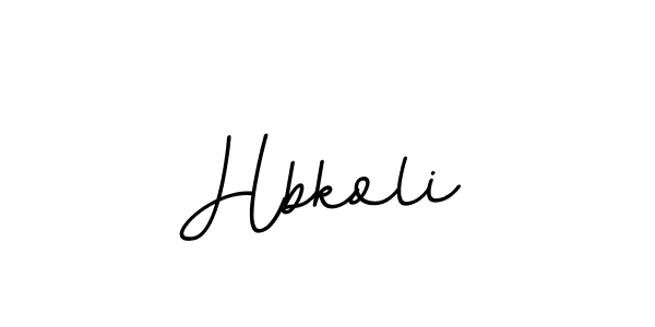 Use a signature maker to create a handwritten signature online. With this signature software, you can design (BallpointsItalic-DORy9) your own signature for name Hbkoli. Hbkoli signature style 11 images and pictures png
