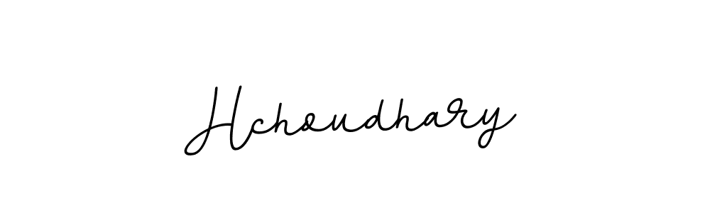 Create a beautiful signature design for name Hchoudhary. With this signature (BallpointsItalic-DORy9) fonts, you can make a handwritten signature for free. Hchoudhary signature style 11 images and pictures png