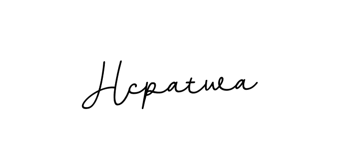 Use a signature maker to create a handwritten signature online. With this signature software, you can design (BallpointsItalic-DORy9) your own signature for name Hcpatwa. Hcpatwa signature style 11 images and pictures png