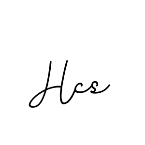 Create a beautiful signature design for name Hcs. With this signature (BallpointsItalic-DORy9) fonts, you can make a handwritten signature for free. Hcs signature style 11 images and pictures png