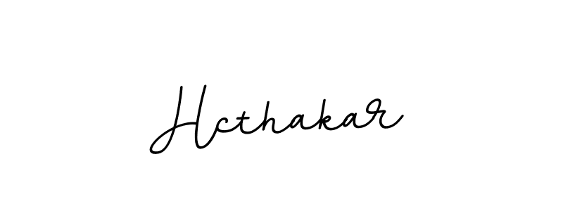 Create a beautiful signature design for name Hcthakar. With this signature (BallpointsItalic-DORy9) fonts, you can make a handwritten signature for free. Hcthakar signature style 11 images and pictures png