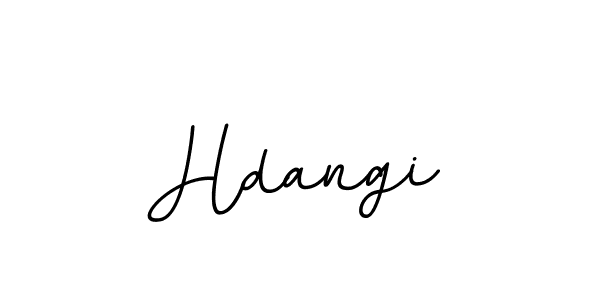 Use a signature maker to create a handwritten signature online. With this signature software, you can design (BallpointsItalic-DORy9) your own signature for name Hdangi. Hdangi signature style 11 images and pictures png