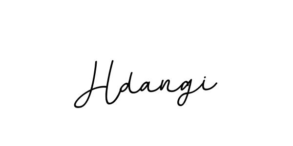 Use a signature maker to create a handwritten signature online. With this signature software, you can design (BallpointsItalic-DORy9) your own signature for name Hdangi. Hdangi signature style 11 images and pictures png