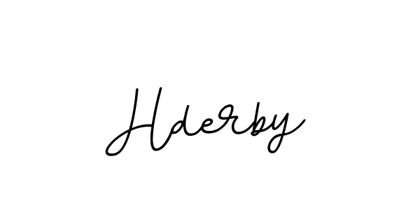 Hderby stylish signature style. Best Handwritten Sign (BallpointsItalic-DORy9) for my name. Handwritten Signature Collection Ideas for my name Hderby. Hderby signature style 11 images and pictures png