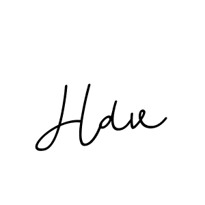 Design your own signature with our free online signature maker. With this signature software, you can create a handwritten (BallpointsItalic-DORy9) signature for name Hdv. Hdv signature style 11 images and pictures png