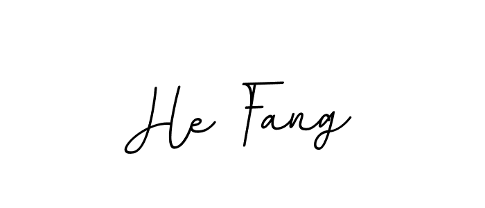 Use a signature maker to create a handwritten signature online. With this signature software, you can design (BallpointsItalic-DORy9) your own signature for name He Fang. He Fang signature style 11 images and pictures png