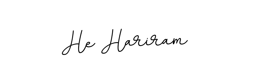 The best way (BallpointsItalic-DORy9) to make a short signature is to pick only two or three words in your name. The name He Hariram include a total of six letters. For converting this name. He Hariram signature style 11 images and pictures png