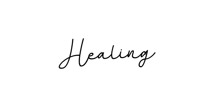 Make a beautiful signature design for name Healing. With this signature (BallpointsItalic-DORy9) style, you can create a handwritten signature for free. Healing signature style 11 images and pictures png
