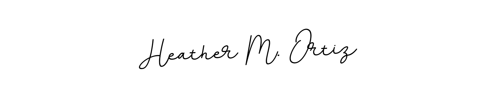 Make a beautiful signature design for name Heather M. Ortiz. Use this online signature maker to create a handwritten signature for free. Heather M. Ortiz signature style 11 images and pictures png