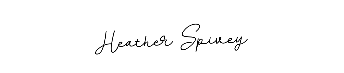 You should practise on your own different ways (BallpointsItalic-DORy9) to write your name (Heather Spivey) in signature. don't let someone else do it for you. Heather Spivey signature style 11 images and pictures png