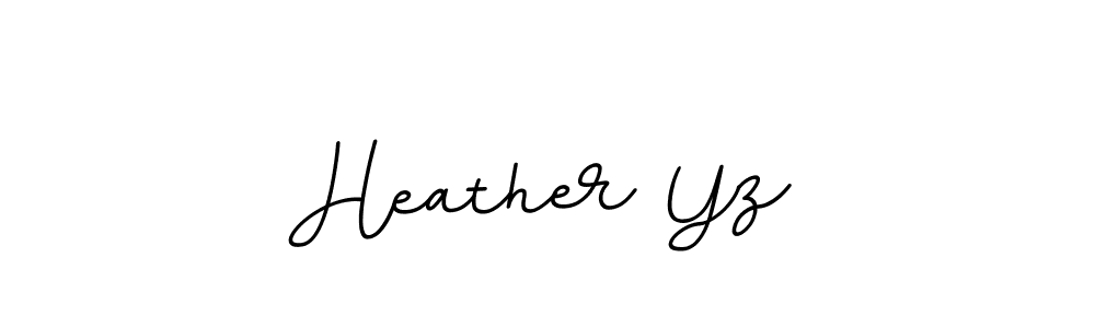 Check out images of Autograph of Heather Yz name. Actor Heather Yz Signature Style. BallpointsItalic-DORy9 is a professional sign style online. Heather Yz signature style 11 images and pictures png