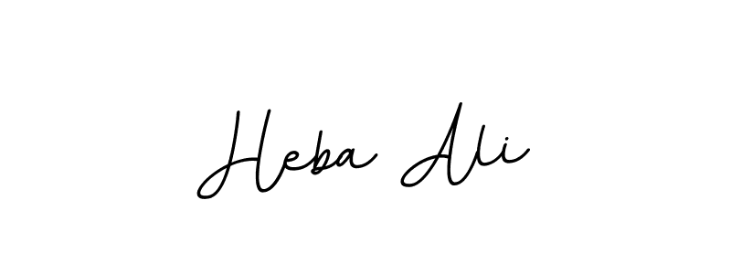 Heba Ali stylish signature style. Best Handwritten Sign (BallpointsItalic-DORy9) for my name. Handwritten Signature Collection Ideas for my name Heba Ali. Heba Ali signature style 11 images and pictures png