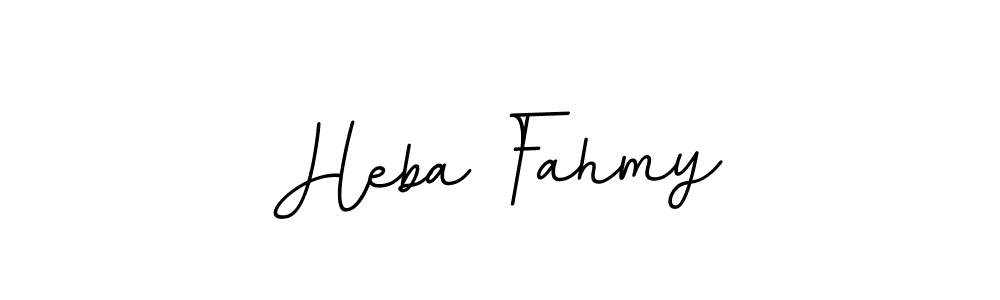 BallpointsItalic-DORy9 is a professional signature style that is perfect for those who want to add a touch of class to their signature. It is also a great choice for those who want to make their signature more unique. Get Heba Fahmy name to fancy signature for free. Heba Fahmy signature style 11 images and pictures png