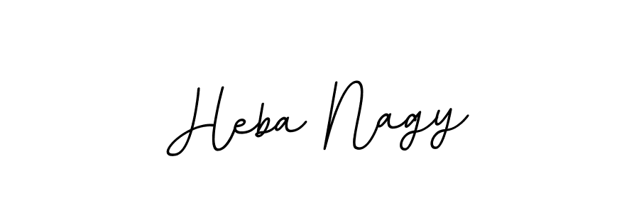 Create a beautiful signature design for name Heba Nagy. With this signature (BallpointsItalic-DORy9) fonts, you can make a handwritten signature for free. Heba Nagy signature style 11 images and pictures png