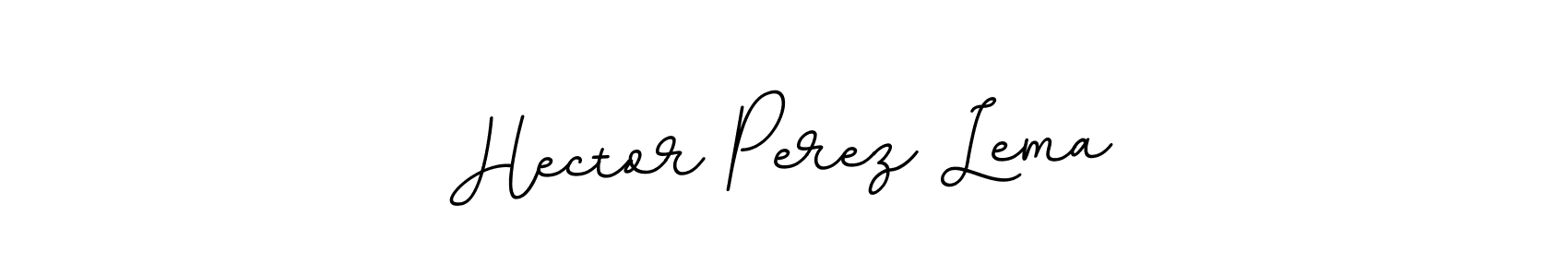 Design your own signature with our free online signature maker. With this signature software, you can create a handwritten (BallpointsItalic-DORy9) signature for name Hector Perez Lema. Hector Perez Lema signature style 11 images and pictures png