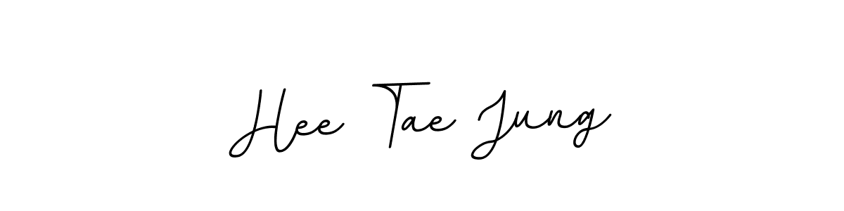 This is the best signature style for the Hee Tae Jung name. Also you like these signature font (BallpointsItalic-DORy9). Mix name signature. Hee Tae Jung signature style 11 images and pictures png