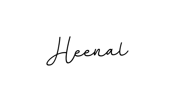 Make a beautiful signature design for name Heenal. With this signature (BallpointsItalic-DORy9) style, you can create a handwritten signature for free. Heenal signature style 11 images and pictures png