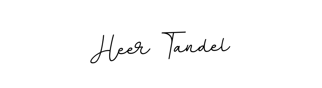 You should practise on your own different ways (BallpointsItalic-DORy9) to write your name (Heer Tandel) in signature. don't let someone else do it for you. Heer Tandel signature style 11 images and pictures png