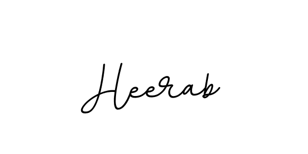Use a signature maker to create a handwritten signature online. With this signature software, you can design (BallpointsItalic-DORy9) your own signature for name Heerab. Heerab signature style 11 images and pictures png