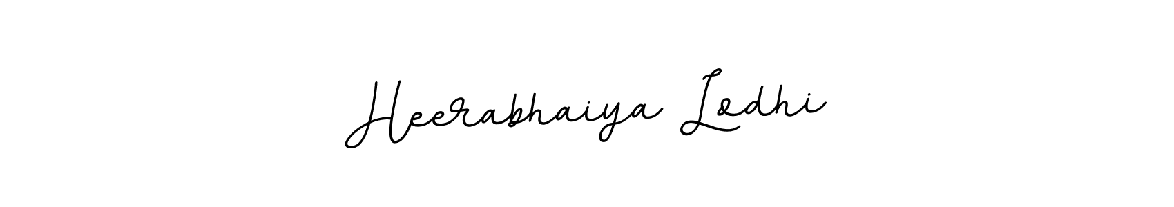 How to make Heerabhaiya Lodhi name signature. Use BallpointsItalic-DORy9 style for creating short signs online. This is the latest handwritten sign. Heerabhaiya Lodhi signature style 11 images and pictures png