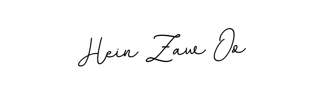 Make a beautiful signature design for name Hein Zaw Oo. With this signature (BallpointsItalic-DORy9) style, you can create a handwritten signature for free. Hein Zaw Oo signature style 11 images and pictures png