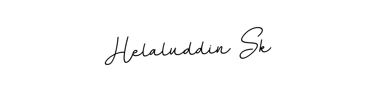 The best way (BallpointsItalic-DORy9) to make a short signature is to pick only two or three words in your name. The name Helaluddin Sk include a total of six letters. For converting this name. Helaluddin Sk signature style 11 images and pictures png