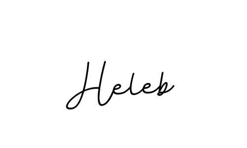 Make a beautiful signature design for name Heleb. With this signature (BallpointsItalic-DORy9) style, you can create a handwritten signature for free. Heleb signature style 11 images and pictures png