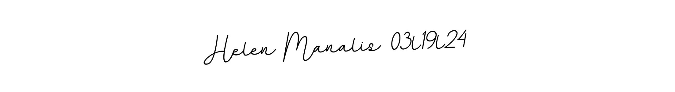 Also we have Helen Manalis 03l19l24 name is the best signature style. Create professional handwritten signature collection using BallpointsItalic-DORy9 autograph style. Helen Manalis 03l19l24 signature style 11 images and pictures png