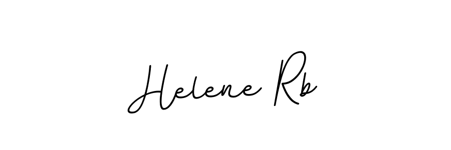 Design your own signature with our free online signature maker. With this signature software, you can create a handwritten (BallpointsItalic-DORy9) signature for name Helene Rb. Helene Rb signature style 11 images and pictures png