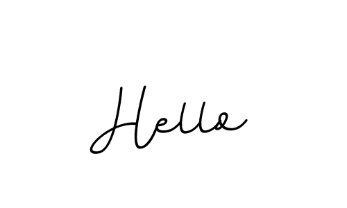 Create a beautiful signature design for name Hello. With this signature (BallpointsItalic-DORy9) fonts, you can make a handwritten signature for free. Hello signature style 11 images and pictures png