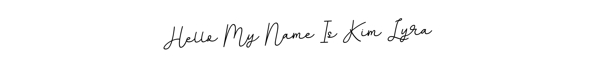 Also we have Hello My Name Is Kim Lyra name is the best signature style. Create professional handwritten signature collection using BallpointsItalic-DORy9 autograph style. Hello My Name Is Kim Lyra signature style 11 images and pictures png