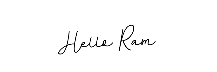 How to make Hello Ram name signature. Use BallpointsItalic-DORy9 style for creating short signs online. This is the latest handwritten sign. Hello Ram signature style 11 images and pictures png