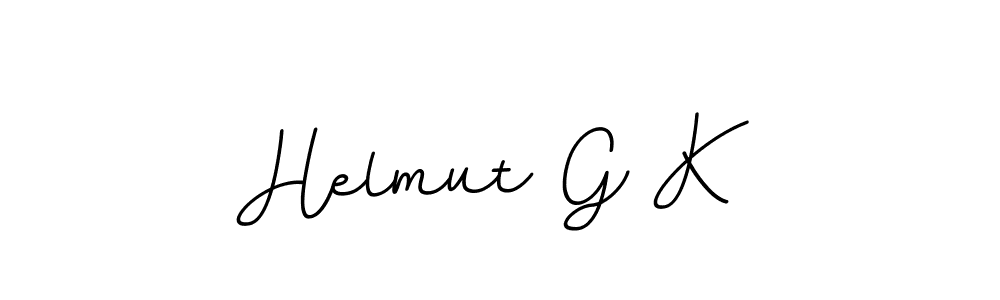 Use a signature maker to create a handwritten signature online. With this signature software, you can design (BallpointsItalic-DORy9) your own signature for name Helmut G K. Helmut G K signature style 11 images and pictures png