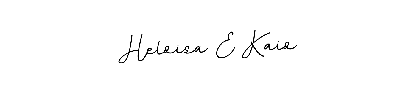 Create a beautiful signature design for name Heloisa E Kaio. With this signature (BallpointsItalic-DORy9) fonts, you can make a handwritten signature for free. Heloisa E Kaio signature style 11 images and pictures png
