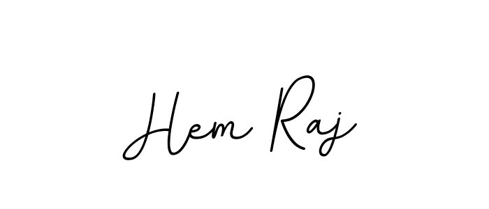 How to make Hem Raj signature? BallpointsItalic-DORy9 is a professional autograph style. Create handwritten signature for Hem Raj name. Hem Raj signature style 11 images and pictures png