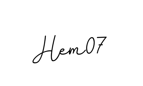 Check out images of Autograph of Hem07 name. Actor Hem07 Signature Style. BallpointsItalic-DORy9 is a professional sign style online. Hem07 signature style 11 images and pictures png