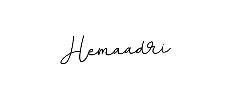 Make a beautiful signature design for name Hemaadri. With this signature (BallpointsItalic-DORy9) style, you can create a handwritten signature for free. Hemaadri signature style 11 images and pictures png