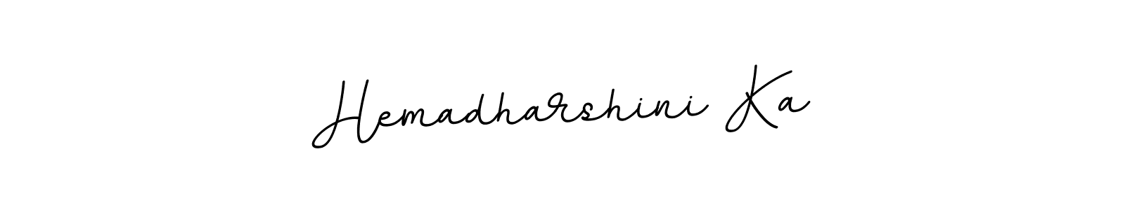 The best way (BallpointsItalic-DORy9) to make a short signature is to pick only two or three words in your name. The name Hemadharshini Ka include a total of six letters. For converting this name. Hemadharshini Ka signature style 11 images and pictures png