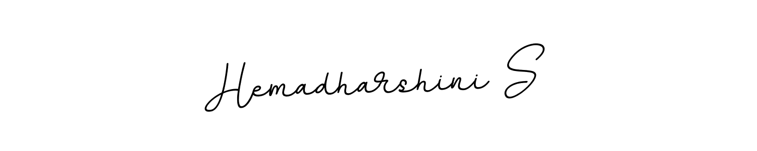 Use a signature maker to create a handwritten signature online. With this signature software, you can design (BallpointsItalic-DORy9) your own signature for name Hemadharshini S. Hemadharshini S signature style 11 images and pictures png