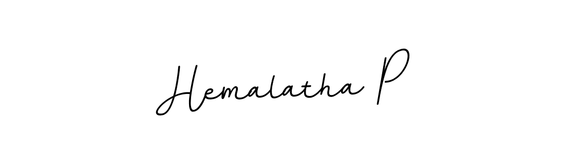This is the best signature style for the Hemalatha P name. Also you like these signature font (BallpointsItalic-DORy9). Mix name signature. Hemalatha P signature style 11 images and pictures png